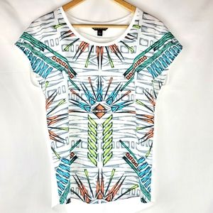 Rock & Republic Short Sleeve Drawn Graphics Shirt